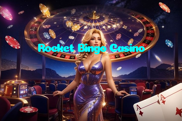 Rocket Bingo Casino casino presented on mobile device in Pakistan with slots and live games